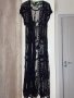 Дълга нова кафтан  черна плажна наметка дантела памук плажна дълга риза рокля за плаж плажна туника , снимка 9
