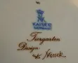 Порцеланова фруктиера Kaiser,злато,птици,автор. , снимка 6