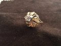 Продавам златен пръстен с диамант , снимка 1 - Пръстени - 41468778