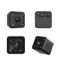 Мини безжична Wi-Fi IP камера X6 Full HD 1080P с нощно виждане и детектор за движение, снимка 3