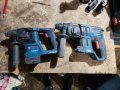 Акумулаторен перфоратор Бош 2 броя, снимка 1