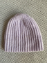 Лилава плетена шапка, снимка 3