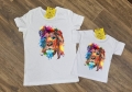 Еднакви тениски за майка и дете БЕЛИ на ПРОМОЦИЯ, снимка 1 - Тениски - 36062599