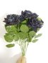 Изкуствени черни рози, снимка 1 - Изкуствени цветя - 36365472