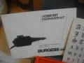 НОВ ПЪЛЕН КОМПЛЕКТ АНГЛИЙСКА ЕЛЕКТРИЧЕСКА ГРАВЬОРКА ГРАВЬОР ГРАВИРАНЕ РАЗЛИЧНИ ПОВЪРХНОСТИ BURGESS, снимка 5