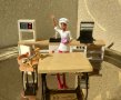 MasterChef , Barbie с обзавеждане от кухня, спалня и баня. , снимка 1