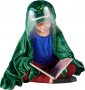Детско одеяло пелерина с LED светещи очи Еднорог/Динозавър, снимка 2