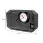 Компактен компресор за гуми 12V с манометър, снимка 3