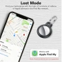 Тагове за тракери - пакет от 4, черни, Bluetooth тракери, работещи с Apple Find , снимка 6