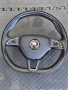 Оригинален кожен волан с пера и подгрев за Шкода/Skoda , снимка 1