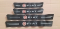 черен карбон стикери за прагове за Фиат Fiat, снимка 1