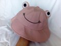 Детска шапка жабка в розов цвят, снимка 5