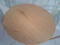 Кръгли дървени масички, снимка 2