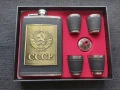 СССР подаръчен комплект ,манерка и чаши, снимка 2