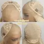 Екстравагантна омбре перука - русо, медно и черно с Лейс фронт 13×4, снимка 4