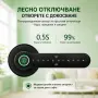 Смарт брава с пръстов отпечатък код карта и приложение, снимка 3