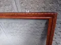 Стара голяма дървена рамка 134/69см, снимка 2