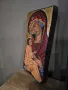 Стара голяма икона Богородица , снимка 3
