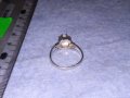 СКЪПОЦЕНЕН СРЕБЪРЕН ПРЪСТЕН СРЕБРО 925 с ЮВЕЛИРНО ШЛИФОВАН КАМЪК БЯЛО КОТЕШКО ОКО 38428, снимка 9