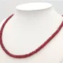 Рубинена огърлица 135 карата ! 💯 % НАТУРАЛЕН РУБИН!, снимка 2