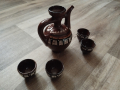 Керамичен сервиз за вино или ракия , снимка 1 - Антикварни и старинни предмети - 44695783