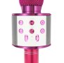 Безжичен Караоке  Микрофон, различни функции, порт за зареждане, розов и златист цвят, снимка 3