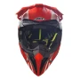 Каска за ендуро крос атв, Размер XL, Red/ White - 721336, снимка 2