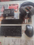  LOGITECH - блутут клавиатира, мишка MX, 2 дистанционни и слушалки