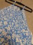 Дълга рокля- синя на бели цветя  - ХЛ/2ХЛ/3ХЛ размер , снимка 5