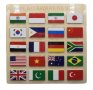 Дървена игра познай знамето на държавата, снимка 1 - Образователни игри - 41360773