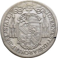 Монета Залцбург 15 Кройцера 1690 г. Граф Йохан Ернст фон Тун-Хоенщайн , снимка 2 - Нумизматика и бонистика - 40474196