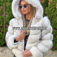Дамско луксозно палто лисица код 168, снимка 1 - Палта, манта - 38739405