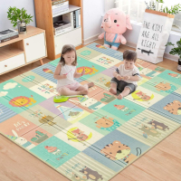 4129  Сгъваемо детско килимче за игра, топлоизолиращо 180x200х1см - Мече и горски животни, снимка 16 - Други - 44793207