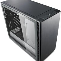 Fractal Define R6 Бял Черен (ATX кутия) TG + екстри, снимка 1 - Захранвания и кутии - 41601885