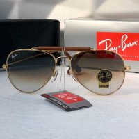 Ray-Ban RB3422 RB3025 limited edition слънчеви очила Рей-Бан авиатор с кожа, снимка 5 - Слънчеви и диоптрични очила - 41669335