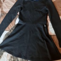Черна плътна рокля , снимка 2 - Рокли - 41650668