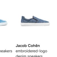 Jacob Cohen Embroidered - Logo Denim Sneakers Italy Mens Size 42/27см ОРИГИНАЛ!, снимка 15 - Спортни обувки - 41063351
