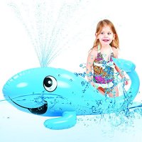 Голям надуваем воден кит спринклер играчка воден спринклер играчка заден двор играчка водни балони д, снимка 2 - Надуваеми играчки - 41065265