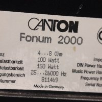 Тонколони CANTON FONUM-2000, снимка 7 - Тонколони - 44164815