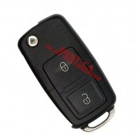 Кутийка ключ VW, Seat, Skoda 2 бутона без острие OS, снимка 1 - Аксесоари и консумативи - 33860486