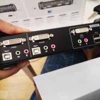 KVMP превключвател, ATEN CS1762A-AT, 2-портов, USB, DVI, AudioKVMP превключвател, снимка 2 - Други - 41443800