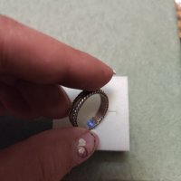 Сребърен пръстен халка (24), снимка 5 - Пръстени - 41473294