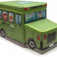 Детски автобус за игра сгъваема табуретка, снимка 1 - Мебели за детската стая - 40121751