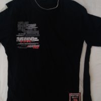 Мъжки блузи фланелки черни с надписи, снимка 6 - Тениски - 33848160
