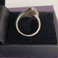  Красив сребърен пръстен със седеф 1НS, снимка 6 - Пръстени - 44389294