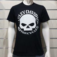 Нова мъжка тениска с дигитален печат HARLEY DAVIDSON, мотори, Череп, снимка 3 - Тениски - 34657214