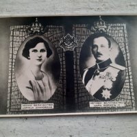Стара пощ. картичка цар Борис и царица Йоана, снимка 1 - Антикварни и старинни предмети - 42215341
