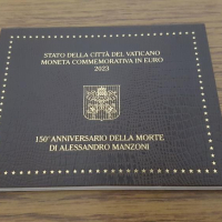 Ватикана 2023 – 2 евро - 150 години от смъртта на Алесандро Манцони, снимка 1 - Нумизматика и бонистика - 44702302
