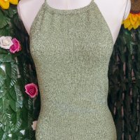 креативна плетена рокля с гол гръб класика, снимка 2 - Рокли - 41459093