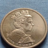 Монета 5 паунда 2002г. Великобритания Златният юбилей на Кралицата 40434, снимка 5 - Нумизматика и бонистика - 42711350